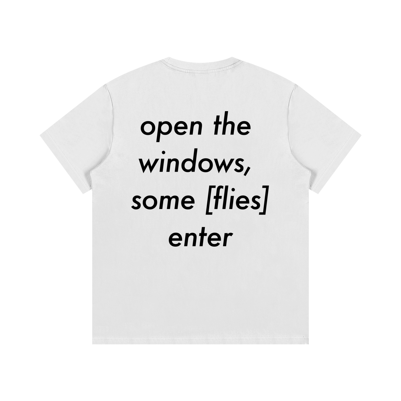 Busting Flies Tee - White