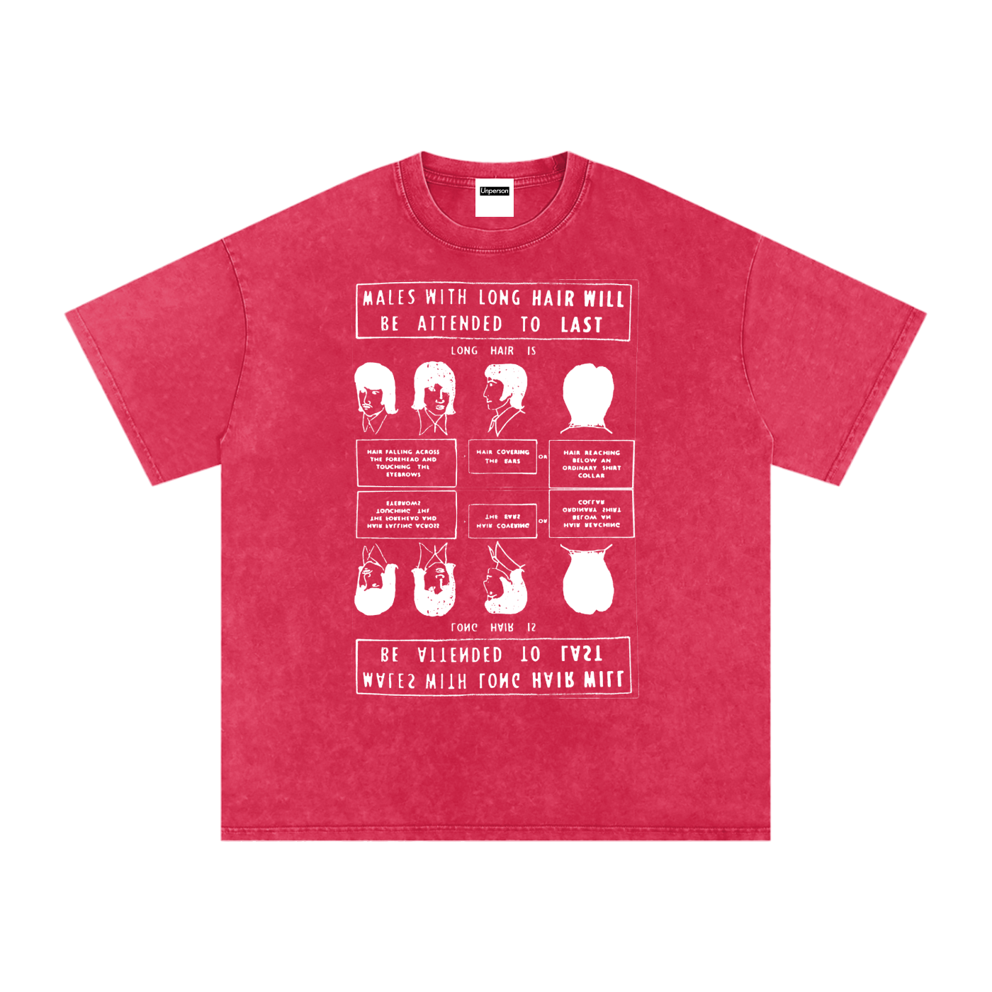 Operation Snip Snip Tee - Snow Washed Red