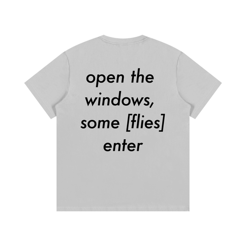Busting Flies Tee - Gray