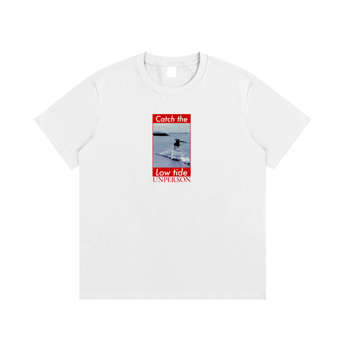 Ride the Low Tide Tee - White