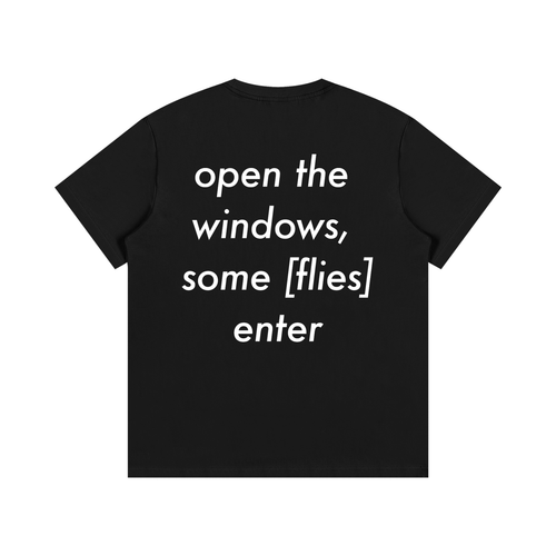 Busting Flies Tee - Black