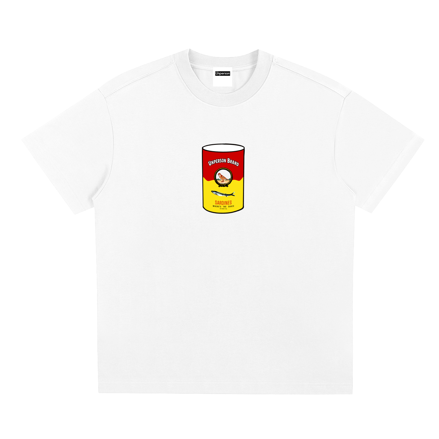 Canned Sardine Tee - White
